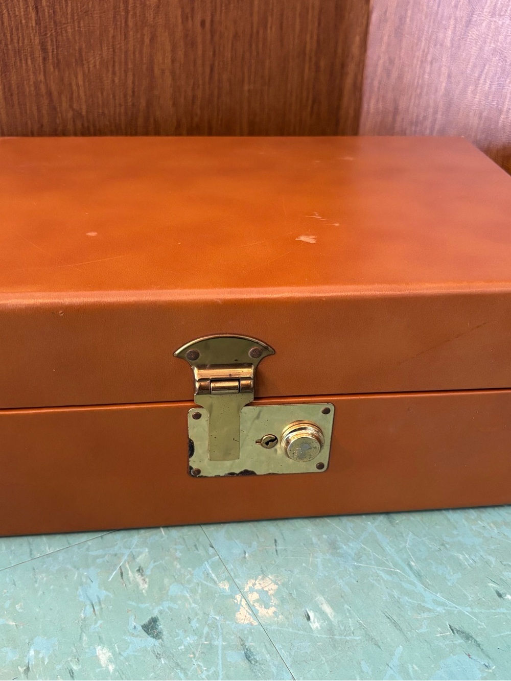 Vintage travelling bar case suitcase 1940’s bar accessories - Picture 7 of 13